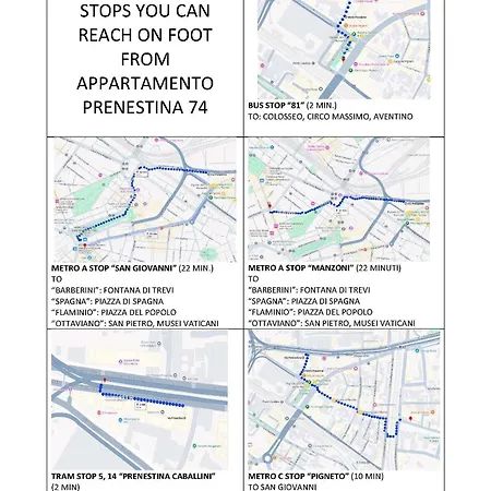 Prenestina 74 아파트 로마